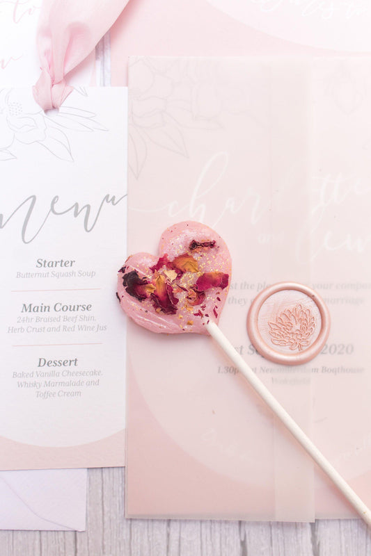 Blush Pink Wedding Inspiration-Emily's Lollies