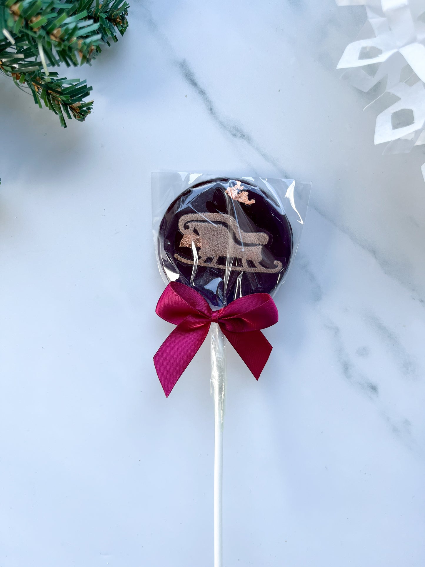 Jewel colour Christmas Lollipops-Coloured-Emily's Lollies
