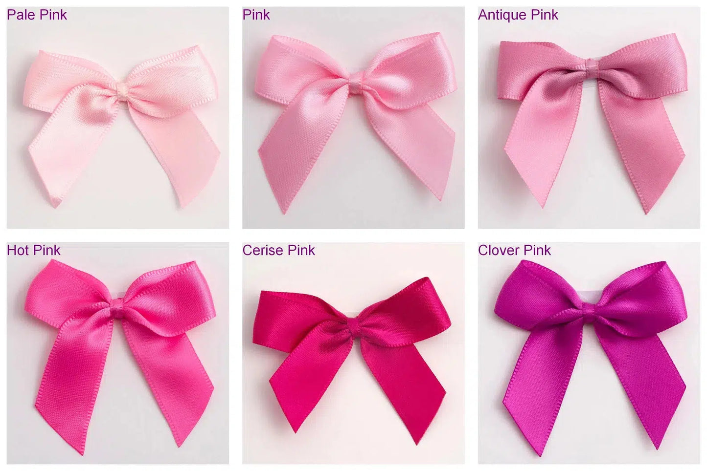 Satin Bows-Antique pink-Emily's Lollies