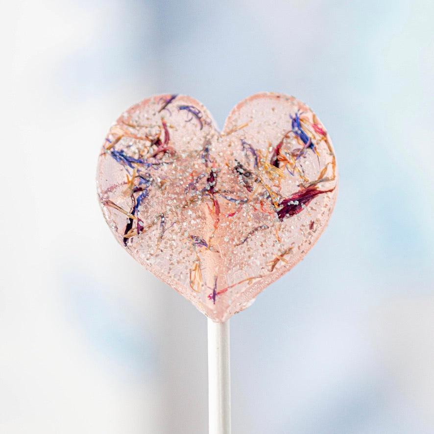 Cornflower Petal Lollipops-Emily's Lollies
