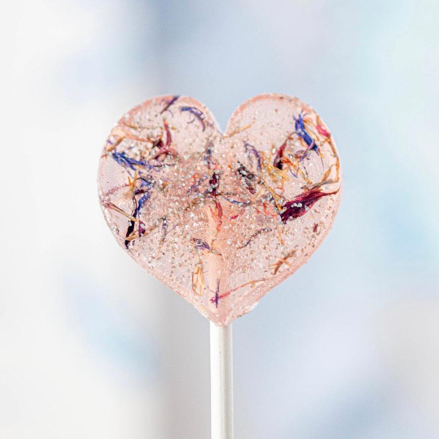 Cornflower Petal Lollipops