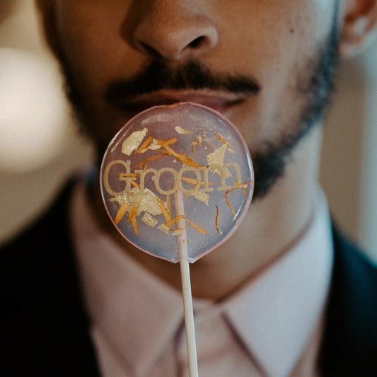 Marigold Petal Lollipops-Emily's Lollies