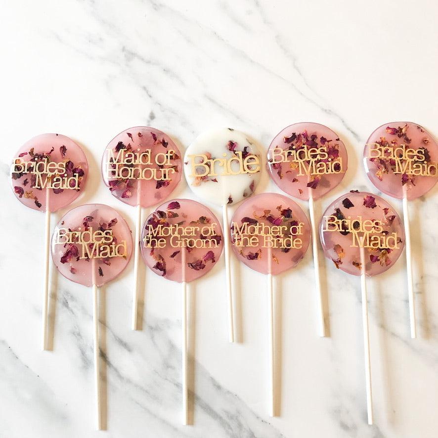 Bridal Party Lollipops-Emily's Lollies
