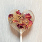 Clear Rose Petal Lollipops-Emily's Lollies-Heart-None-Emily's Lollies