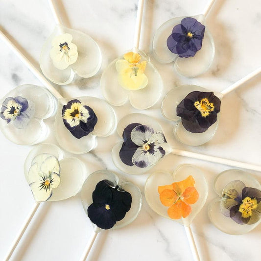 Viola Lollipops-Emily's Lollies-Heart-Emily's Lollies