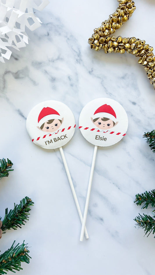 Elf on the Shelf Lollipop-Coloured-Emily's Lollies