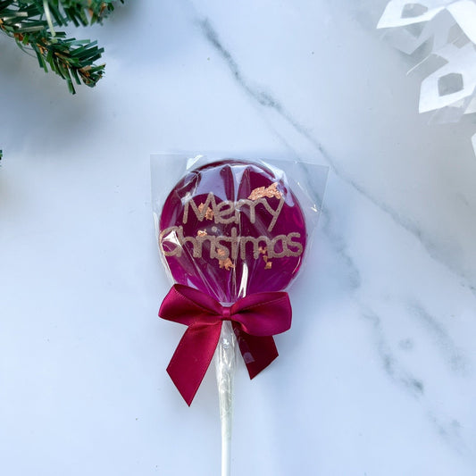 Jewel colour Christmas Lollipops-Coloured-Emily's Lollies