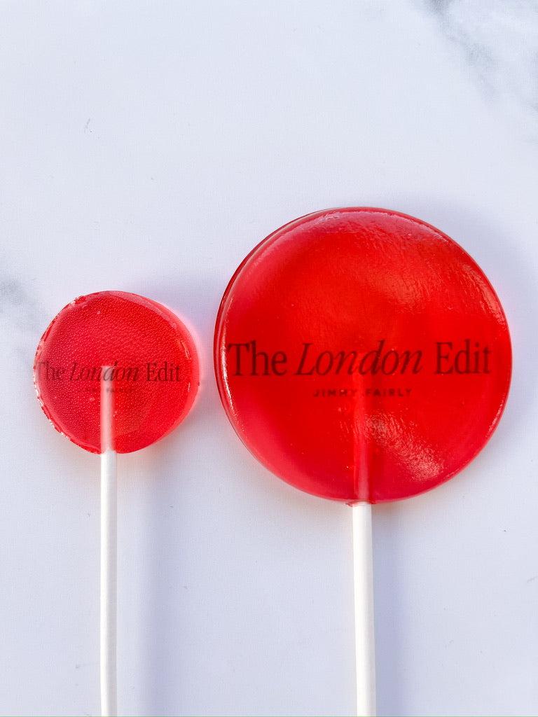 Edible Logo for Lollipops