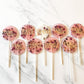 Bridal Party Lollipops-Emily's Lollies-Pink-Gold-Emily's Lollies