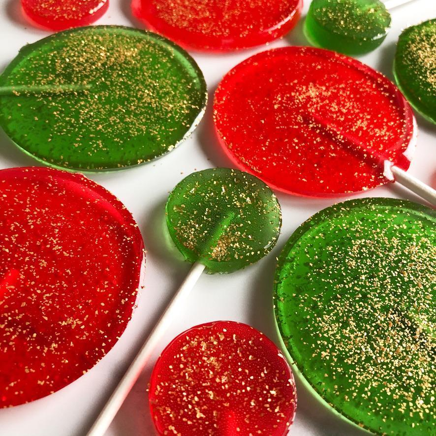 Christmas Lollipop-Coloured-Emily's Lollies