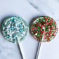 Christmas Sprinkles Lollipop-Emily's Lollies
