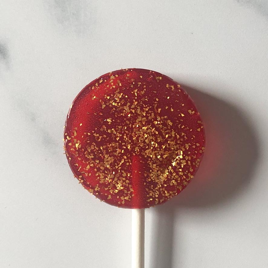 Mulled Wine Flavour Lollipop-Coloured-Emily's Lollies